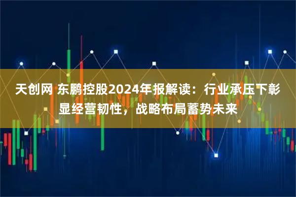 天创网 东鹏控股2024年报解读：行业承压下彰显经营韧性，战略布局蓄势未来